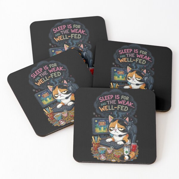 Item preview, Tired Gamer Cat Noodle Meme Art designed and sold by Moody Vibes Studio.