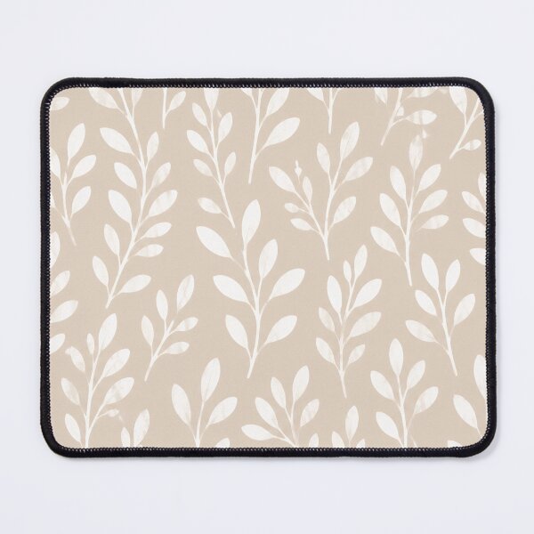 Item preview, Neutral Leaf Branch Pattern – Minimal Beige Botanical Design designed and sold by MyTutina.
