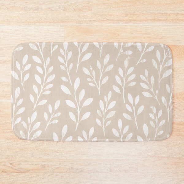 Item preview, Neutral Leaf Branch Pattern – Minimal Beige Botanical Design designed and sold by MyTutina.