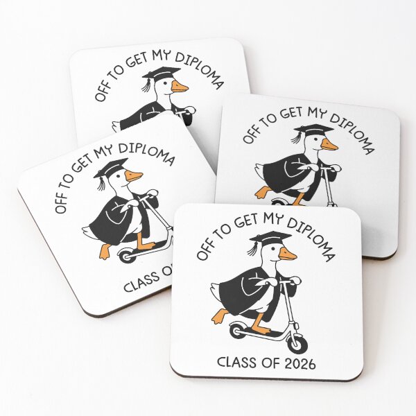Item preview, Off to Get My Diploma - Funny Goose Graduation Class of 2026 Senior Gift designed and sold by gunaone-design.