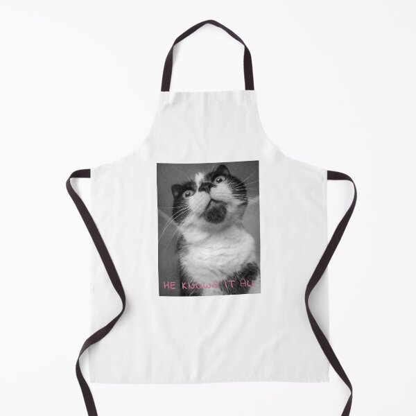 Item preview, He Knows It All - Tuxedo Cat Meme Aesthetic designed and sold by JOCSTOCK.