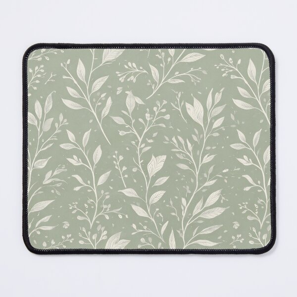 Item preview, Neutral Green Botanical Pattern – Elegant Earth‑Tone Leaf & Vine Design designed and sold by MyTutina.