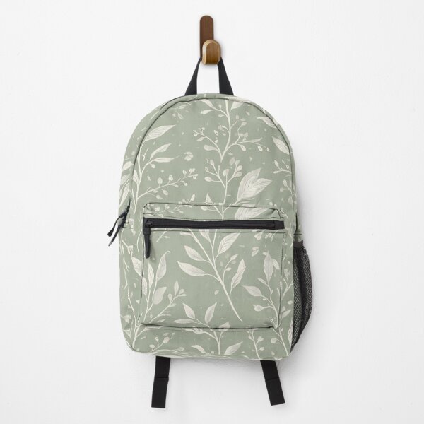 Item preview, Neutral Green Botanical Pattern – Elegant Earth‑Tone Leaf & Vine Design designed and sold by MyTutina.