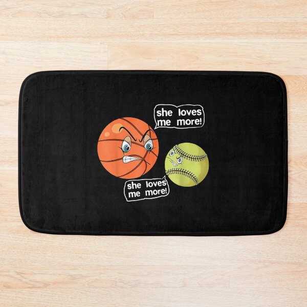 Item preview, She Loves Me More Angry Basketball Softball Fighting Arguing designed and sold by EugeneRBarnett.