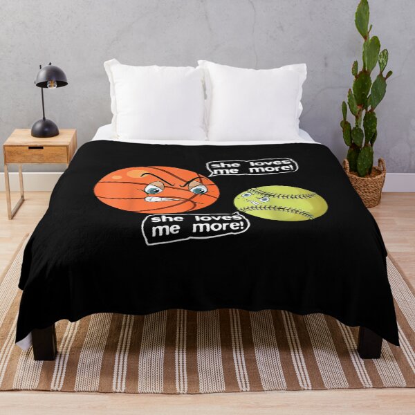 Item preview, She Loves Me More Angry Basketball Softball Fighting Arguing designed and sold by EugeneRBarnett.