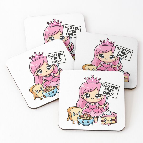Item preview, Gluten Free Only Cute Anime Princess designed and sold by ClothesatMatt.