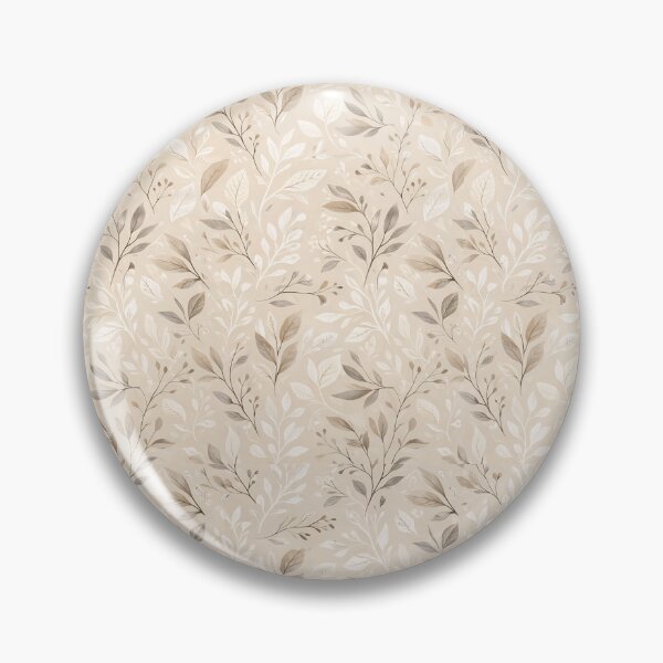 Item preview, Neutral Earth Colors Botanical Pattern – Minimalist Leaf & Branch Seamless Design designed and sold by MyTutina.