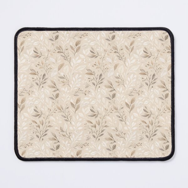 Item preview, Neutral Earth Colors Botanical Pattern – Minimalist Leaf & Branch Seamless Design designed and sold by MyTutina.
