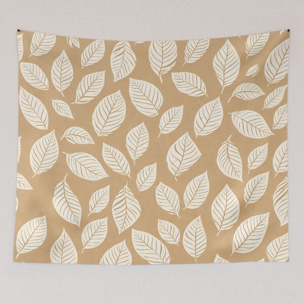 Item preview, Neutral Leaf Pattern – Minimalist Botanical Seamless Design designed and sold by MyTutina.
