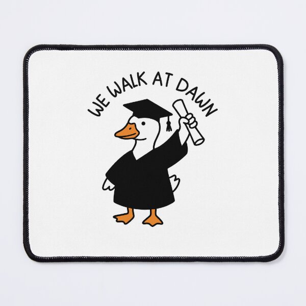 Item preview, We Walk At Dawn Graduation - Funny Goose Grad 2026 Gift designed and sold by gunaone-design.