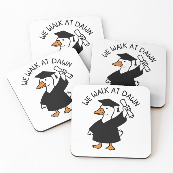 Item preview, We Walk At Dawn Graduation - Funny Goose Grad 2026 Gift designed and sold by gunaone-design.