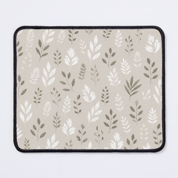 Item preview, Neutral Botanical Leaf Pattern – Minimalist Beige & Sage Seamless Design designed and sold by MyTutina.