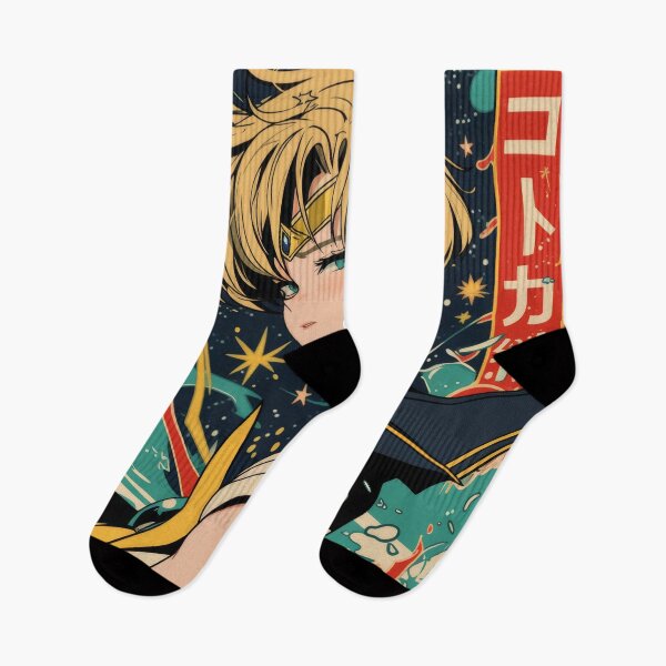 Item preview, Sailor Uranus Retro Starry Night  designed and sold by AnimeArsenalPrints.