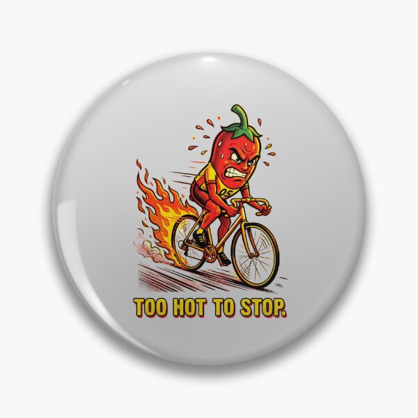 Item preview, Chili Pepper Cyclist Print designed and sold by Ortsas.