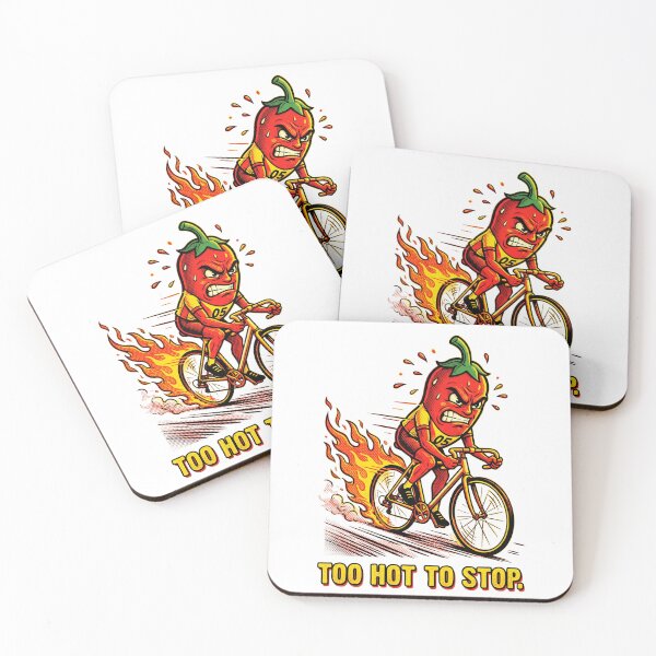 Item preview, Chili Pepper Cyclist Print designed and sold by Ortsas.