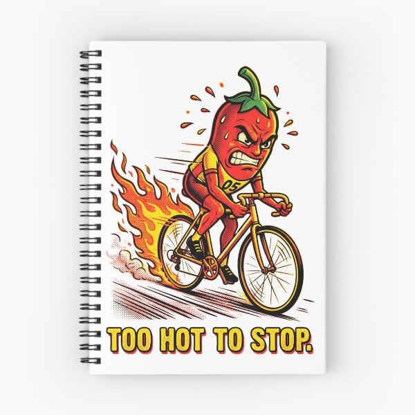 Item preview, Chili Pepper Cyclist Print designed and sold by Ortsas.