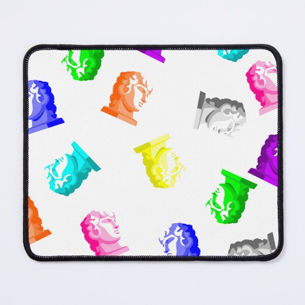 Item preview, vibrant contemporary surreal sculpture bust art designed and sold by Gossip Rag.