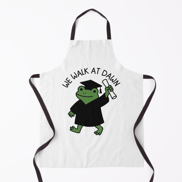 Item preview, We Walk At Dawn Graduation Frog Funny Grad Class Of 2026 designed and sold by gunaone-design.