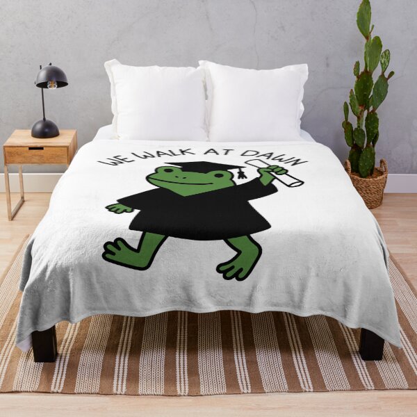Item preview, We Walk At Dawn Graduation Frog Funny Grad Class Of 2026 designed and sold by gunaone-design.
