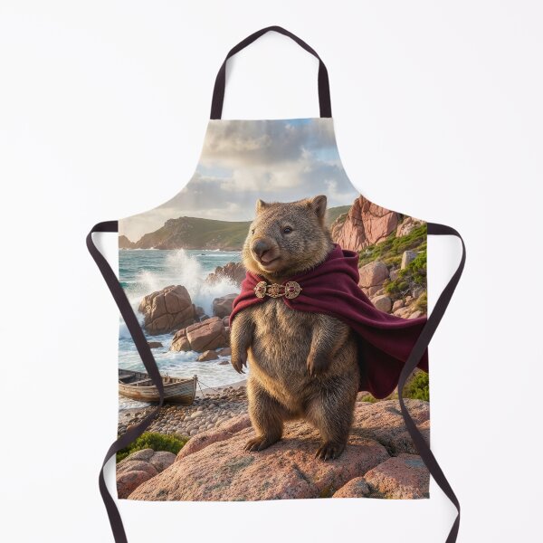 Item preview, Wombat Traveler on Pink Granite Coast designed and sold by Tridentulus.