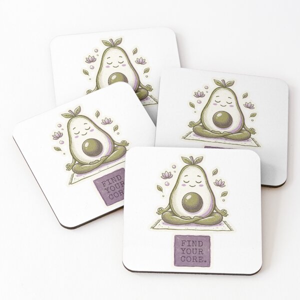 Item preview, Avocado Yoga Indie Sticker designed and sold by Ortsas.