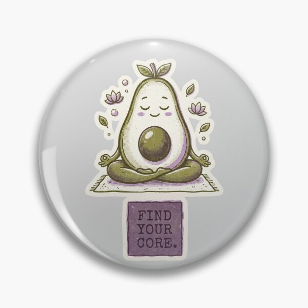 Item preview, Avocado Yoga Indie Sticker designed and sold by Ortsas.