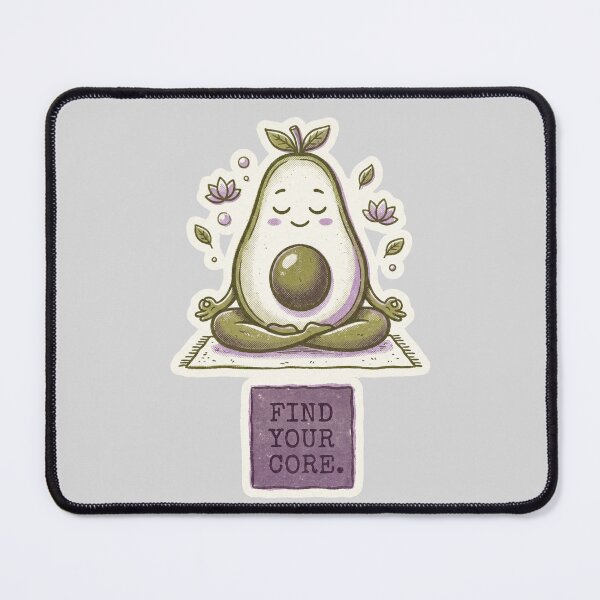 Item preview, Avocado Yoga Indie Sticker designed and sold by Ortsas.