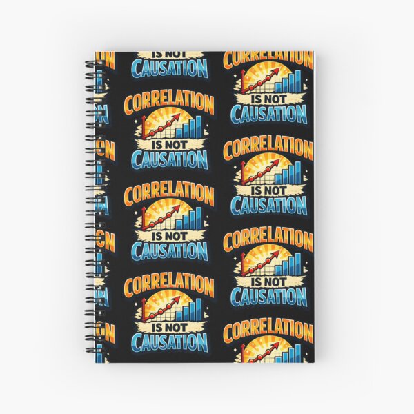 Item preview, Correlation Is Not Causation Data Science Statistics Humor Design designed and sold by TeeTimeTreasure.