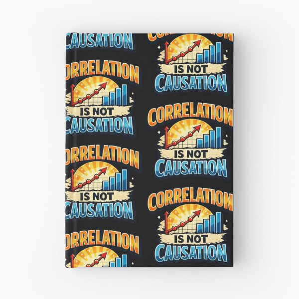 Item preview, Correlation Is Not Causation Data Science Statistics Humor Design designed and sold by TeeTimeTreasure.