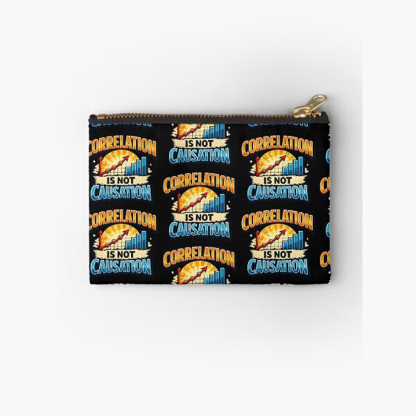 Item preview, Correlation Is Not Causation Data Science Statistics Humor Design designed and sold by TeeTimeTreasure.