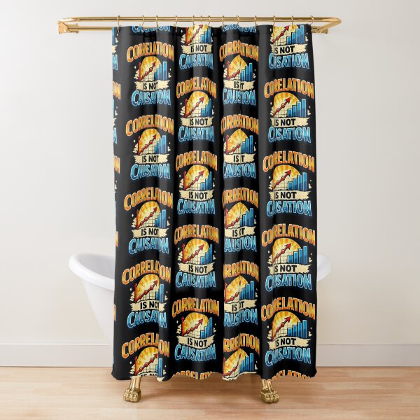 Item preview, Correlation Is Not Causation Data Science Statistics Humor Design designed and sold by TeeTimeTreasure.