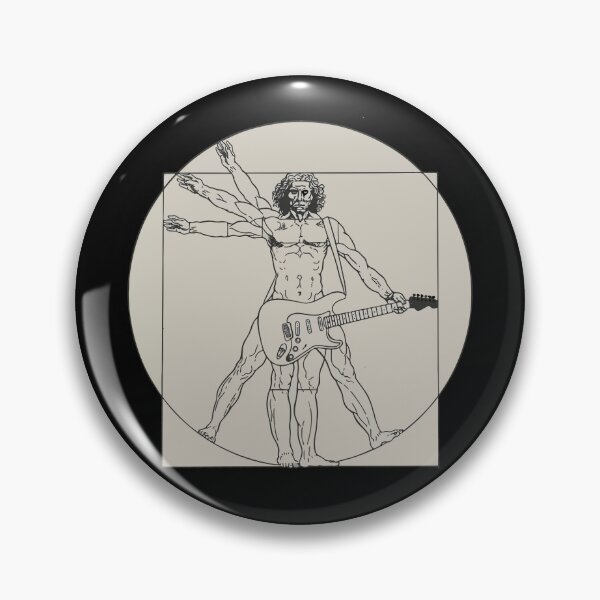 Item preview, Vitruvian Man with Guitar designed and sold by GorArt1.