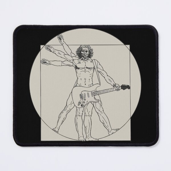 Item preview, Vitruvian Man with Guitar designed and sold by GorArt1.
