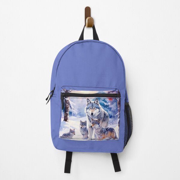 Item preview, Wolf with cubs in Siberian snow designed and sold by Creative Visualize.