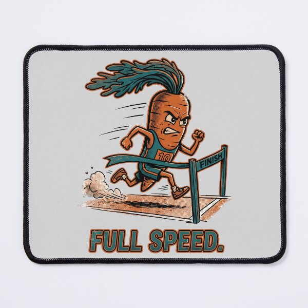 Item preview, Carrot Runner Retro Tee designed and sold by Ortsas.