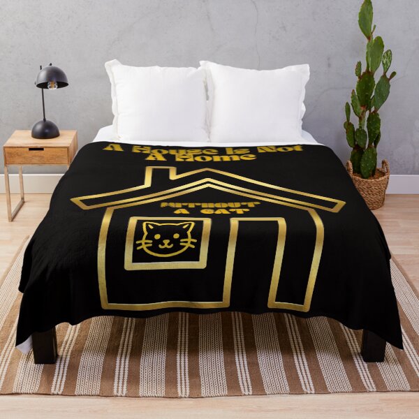 Item preview, A House Is Not A Home Without A Cat. designed and sold by Dinasshop.