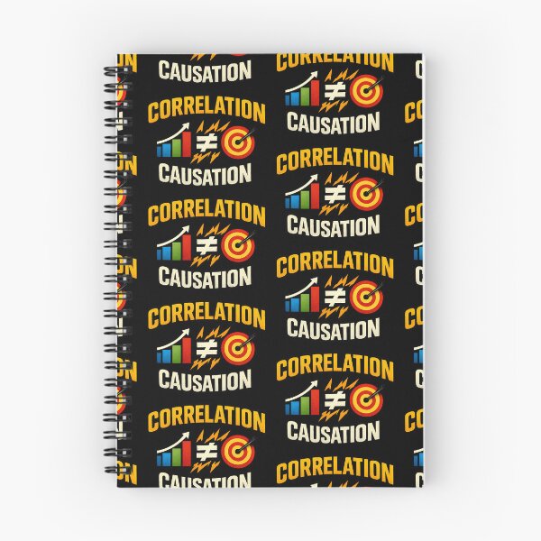 Item preview, Correlation Does Not Equal Causation Data Science Humor Design designed and sold by TeeTimeTreasure.