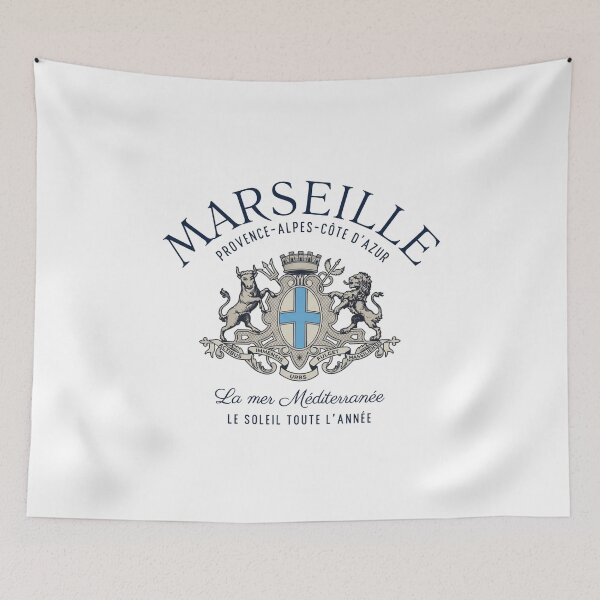 Item preview, Vintage Marseille Coat of Arms & City Motto designed and sold by Shopeon Designs.