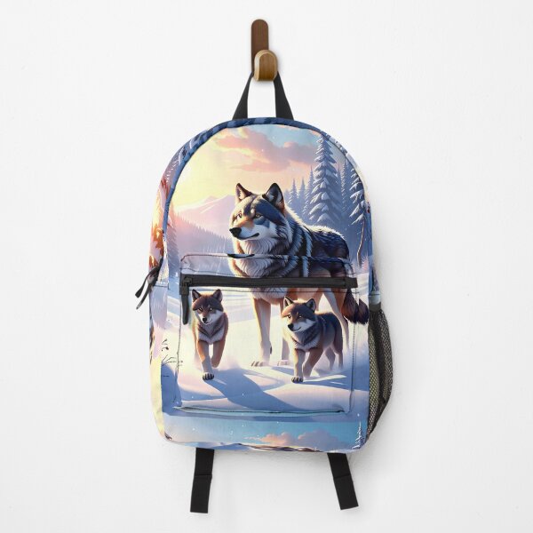 Item preview, Wolf family in sunset designed and sold by Creative Visualize.