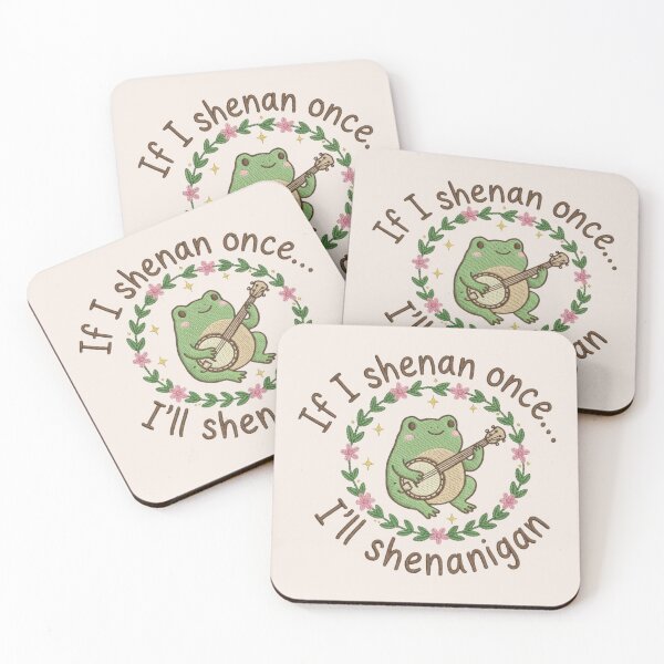 Item preview, If I Shenan Once I'll Shenanigan Embroidered, Funny Mental Health, Funny Frog Shenanigan, Animal Lovers designed and sold by toongstudio.