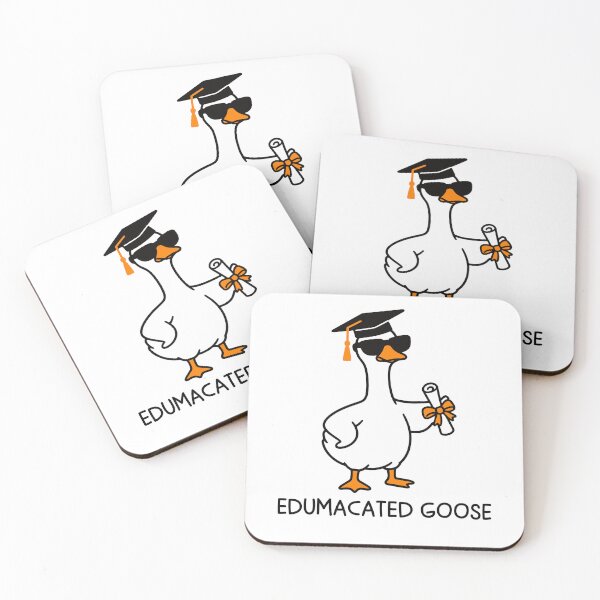 Item preview, Edumacated Goose - Funny Graduation Silly Goose Graduate College Sarcastic High School Grad designed and sold by gunaone-design.
