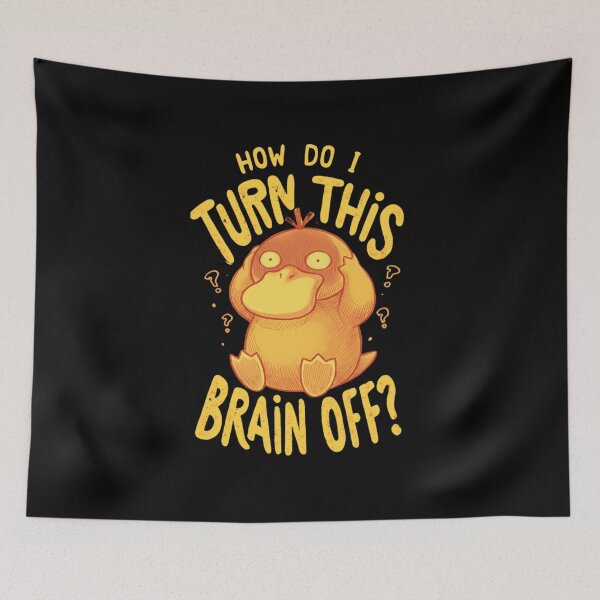 Item preview, How do i turn this Brain Off designed and sold by BurunaMD.