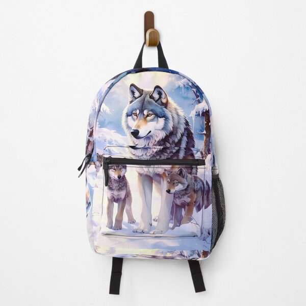 Item preview, Wolf with cubs in snow designed and sold by Creative Visualize.