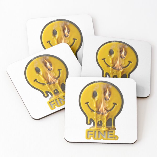 Item preview, Melting Smiley | Sarcastic Positivity & Y2K Grunge Aesthetic designed and sold by OVERRIDESTUDIOS.