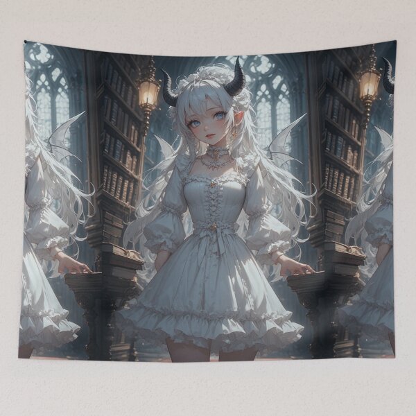 Item preview, Dark Academy - Anime Demon Girl designed and sold by ArtsJulian.