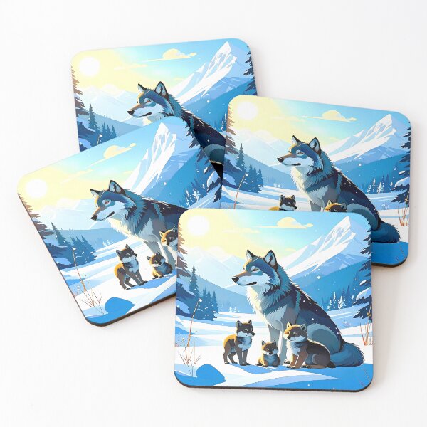 Item preview, Wolves in snow designed and sold by Creative Visualize.