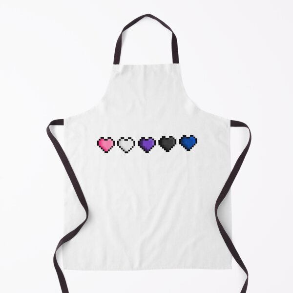 Item preview, Pixel Genderfluid Pride Flag Hearts designed and sold by HarveyHandcraftsandDesigns.