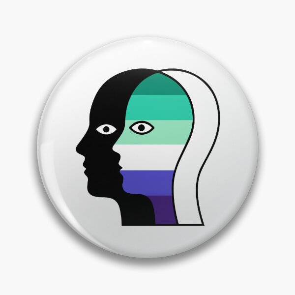 Item preview, Abstract Overlapping Faces- Gay Men's Identity Line Art designed and sold by Cannaxes Studio.