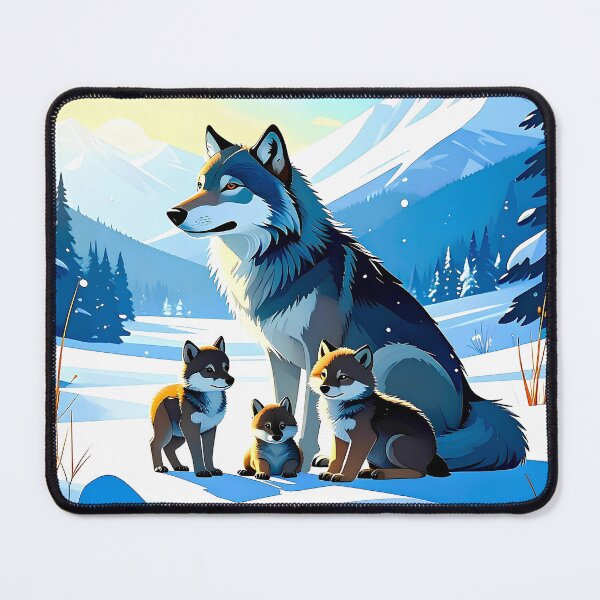 Item preview, Wolves in snow designed and sold by Creative Visualize.