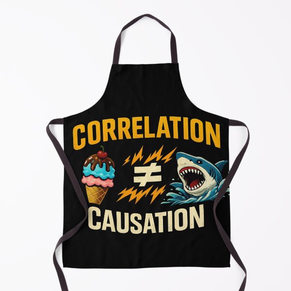 Item preview, Correlation Does Not Equal Causation Funny Data Science Design designed and sold by TeeTimeTreasure.